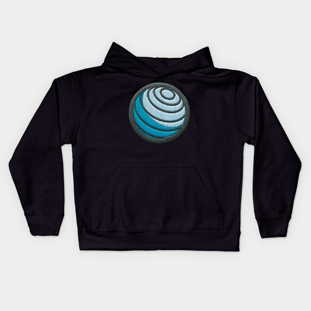 Yoga Ball Kids Hoodie by aaallsmiles